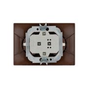 Розетка двойная 2П+З 16А 250В «ЭКО» (бук) «Таймыр» TDM