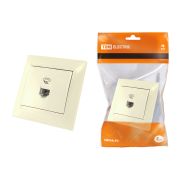 Розетка телефонная RJ11 сл. кость «Лама» TDM