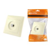 Розетка SAT (F-разъем) 0-2400МГц сл. кость «Лама» TDM