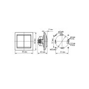 Выключатель 2-х кл. 10А сосна «Лама» TDM