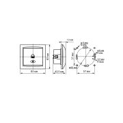 Розетка компьютерная RJ45 сосна «Лама» TDM