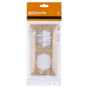 Рамка 2-х постовая горизонтальная сосна «Лама» TDM