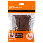 Выключатель 3-х кл. 10А венге «Лама» TDM