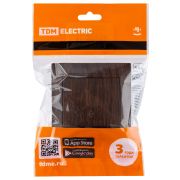 Выключатель на 2 направления 1 кл. 10А венге «Лама» TDM