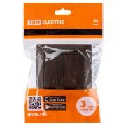 Выключатель на 2 направления 2 кл. 10А венге «Лама» TDM