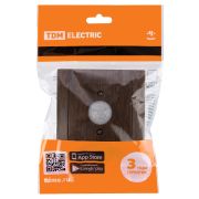 Выключатель с датчиком движения 1А  венге «Лама» TDM