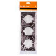 Рамка 3-х постовая вертикальная шоколад «Лама» TDM