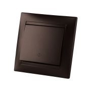 Перекрестный выключатель 1-кл. 10А шоколад «Лама» TDM