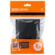 Выключатель на 2 направления 1 кл. 10А графит «Лама» TDM