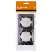 Рамка 2-х постовая вертикальная графит «Лама» TDM