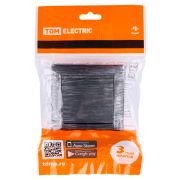 Выключатель 1 кл. 10А старинное серебро «Лама» TDM