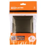 Выключатель на 2 направления 1 кл. 10А бронза «Лама» TDM