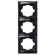 Рамка 3-х постовая вертикальная старинная бронза «Лама» TDM