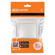 Выключатель 1 кл. 10А перламутр «Лама» TDM