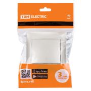 Выключатель на 2 направления 1 кл. 10А перламутр «Лама» TDM