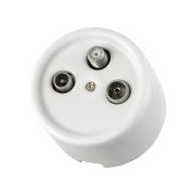 Розетка TV+R+ SAT оконечная белая «Болонь» TDM