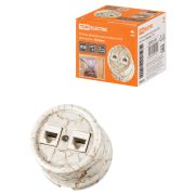 Розетка двойная компьютерная RJ45 мраморная «Болонь» TDM