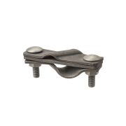 Зажим диагональный 2-х болтовой ЗДСГО95, горячеоцинкованный, стержень D16 - полоса 4х40 мм/пруток 25-95 мм² TDM