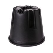 Держатель для плоской кровли крестовой фиксатор для прута Ø8-10 мм, без бетона, ПП (упак. 1 шт.) TDM