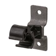 Держатель для гориз. и верт. поверхностей, полимерный фиксатор с защелкой для прута Ø8-10 мм, высота 45 мм, гор. цинк. (упак. 1 шт.) TDM