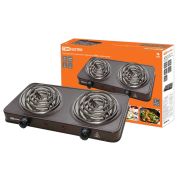 Электроплитка двухконф. ЭПС2 230 В, 2х1 кВт, спираль, коричневая, TDM