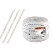 Ретро провод «Эко» 3х2,5 витой ГОСТ белый (20м) TDM