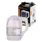 Электрический чайник «Нептун», стекло, 1,8 л, 1800 Вт, белый, TDM