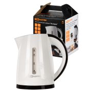 Электрический чайник «Астерия», пластик, окно уровня воды, 1,8 л, 1800 Вт, белый, TDM