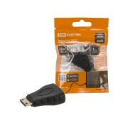 Переходник «АВП 2» штекер mini HDMI- гнездо HDMI, позолоченные контакты, TDM