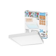 Светильник светодиодный накладной «Даунлайт НАРОДНЫЙ» квадрат СПО (белый) алюминий 24Вт 6500К