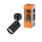 Светильник-спот поворотный 40 Вт, GU10, 230 В, 50 Гц, IP20, «Ирис», черный, TDM