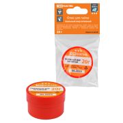 Флюс для пайки, паяльный жир активный, 20 г, банка, инд. упаковка, серия «Алмаз» TDM