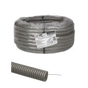 Труба гофрированная ПВХ d 32 с зондом (50 м) легкая Народная