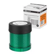 Модуль светосигнальный 70 мм зеленый (LED 24В DC) IP54 TDM