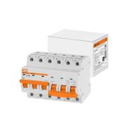 Автоматический выключатель с механической блокировкой (байпас) ВА47-29Б 3Р+3Р 25А 4,5кА х-ка C TDM