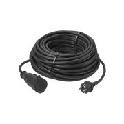 Удлинитель-шнур силовой каучук, КГ, IP44, штепс. гнездо с/з, 4000 Вт, 50 м Народный У1-12048