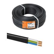 Кабель ВВГ-Пнг(А)-FRLS 3х4 ок(N, PE)-0,66 ГОСТ (100м) TDM