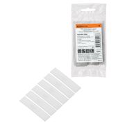 Набор трубок термоусаживаемых, не поддерживающих горение, клеевых, длиной 10 см ТТкНГ(3:1) «Моноцвет, белый 12,7/4,3 TDM»