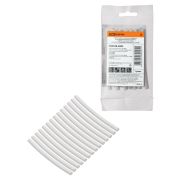 Набор трубок термоусаживаемых, не поддерживающих горение, клеевых, длиной 10 см ТТкНГ(3:1) «Моноцвет, белый 4,8/1,5 TDM»