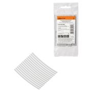 Набор трубок термоусаживаемых, не поддерживающих горение, клеевых, длиной 10 см ТТкНГ(3:1) «Моноцвет, белый 2,4/0,8 TDM»