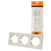 Рамка 3-х постовая сл. кость «Сенеж» TDM