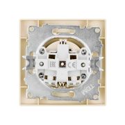 Розетка 2П+З 16А 250В IP44 с крышкой сл. кость «Сенеж» TDM