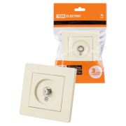 Розетка SAT (F-разъем) 0-2400МГц сл. кость «Сенеж» TDM