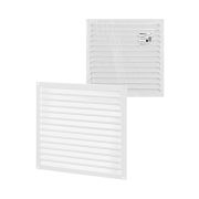 Решетка металл. усиленная 350х350, белая, с покрытием полимерной эмалью, TDM