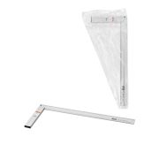 Угольник столярный 500 мм алюминиевый, усиленный, облегченная рукоятка, «Рубин» TDM