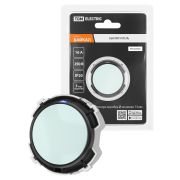 Выключатель 1-кл. 16А 250В кнопочный механизм фисташковый, «Байкал» TDM