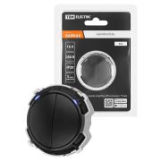 Выключатель 2-кл. 16А 250В проходной кнопочный механизм агат, «Байкал» TDM