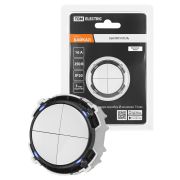 Выключатель 4-кл. 16А 250В проходной кнопочный механизм белый, «Байкал» TDM