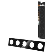 Рамка пятипостовая агат, стекло, «Байкал» TDM