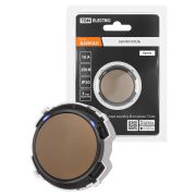 Выключатель 1-кл. 16А 250В проходной кнопочный механизм бронза, «Байкал» TDM